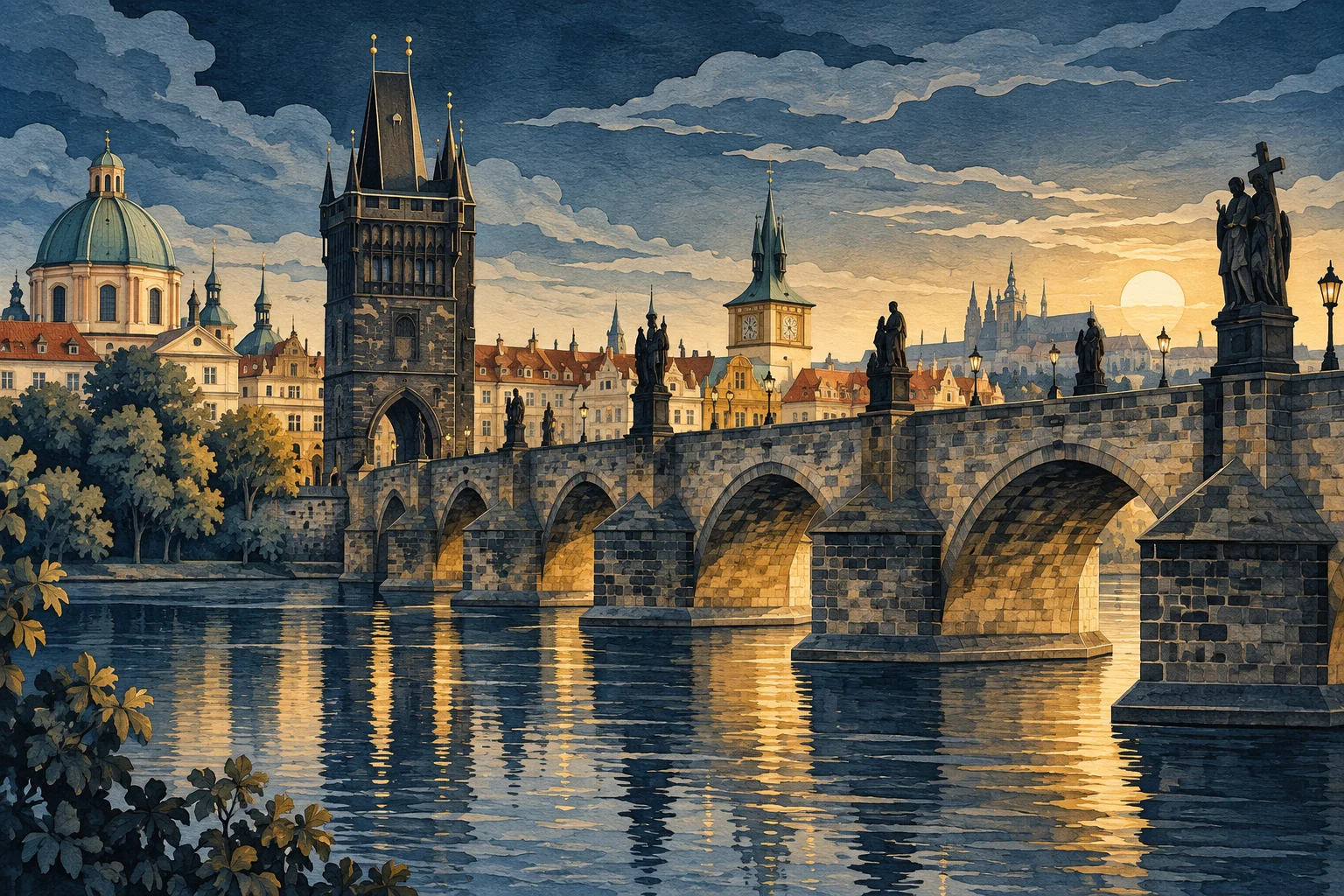 Illustration: Charles Bridge
