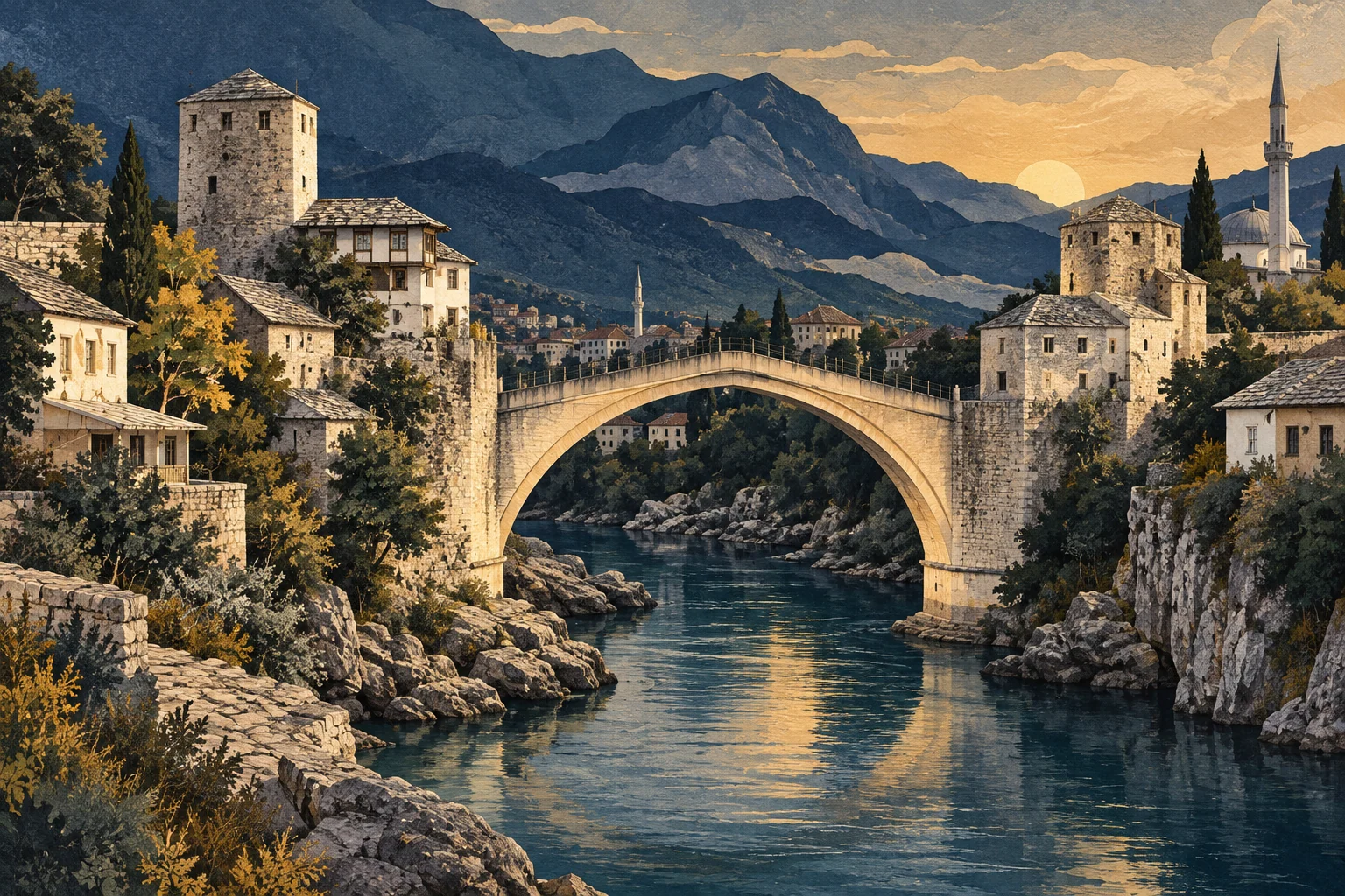 Illustration: Stari Most